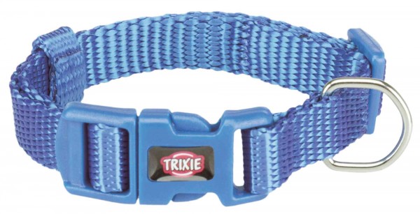 Trixie Premium halsband royal blauw