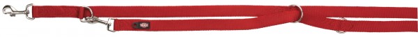 Trixie Premium verstelbare riem, dubbellaags rood