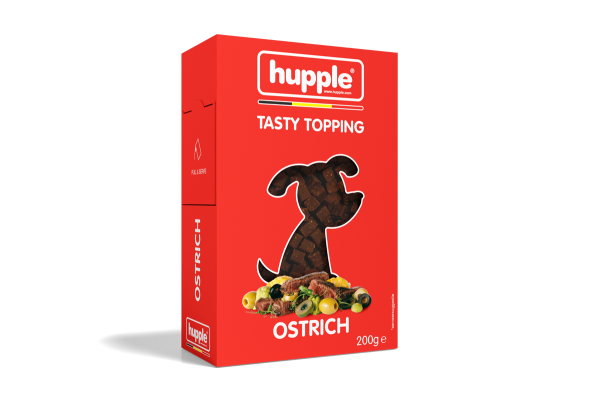Hupple Tasty Topping ostrich