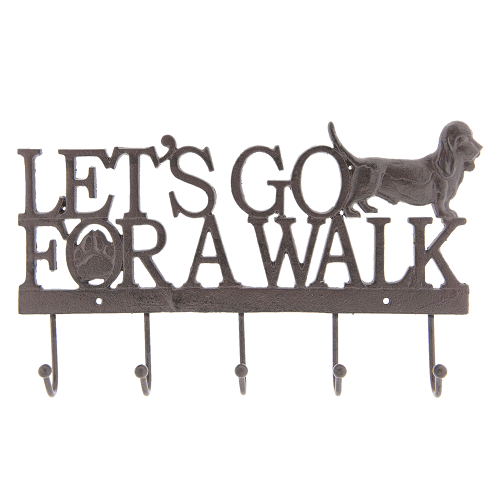 kapstok hond GO FOR A WALK